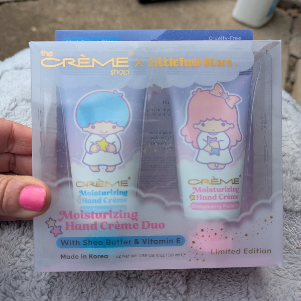 The Creme Shop Little Twin Stars Hand Creme Duo Limited Edition NWT